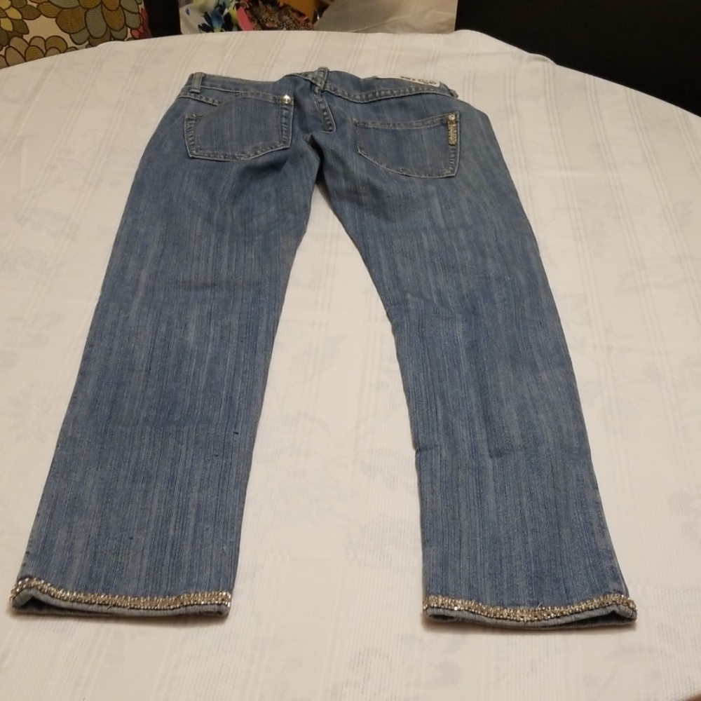 Eight Sin Jean rhinestone cuff ankles J221:5:619 - Picture 5 of 8